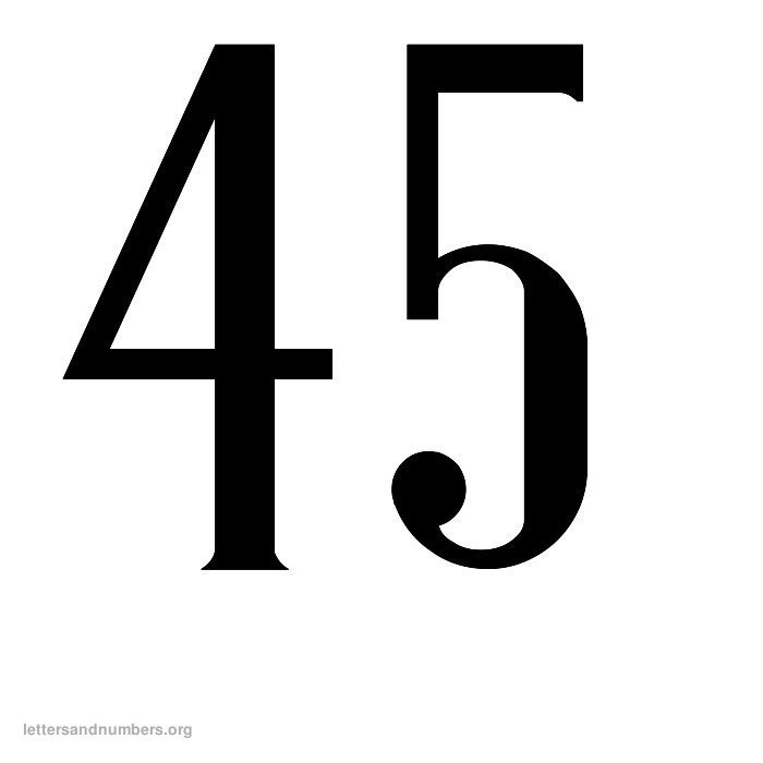 Printable Antique Numbers 1 To 50 Letters And Numbers Org