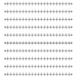 Printable Blank Number Line Templates For Math Students