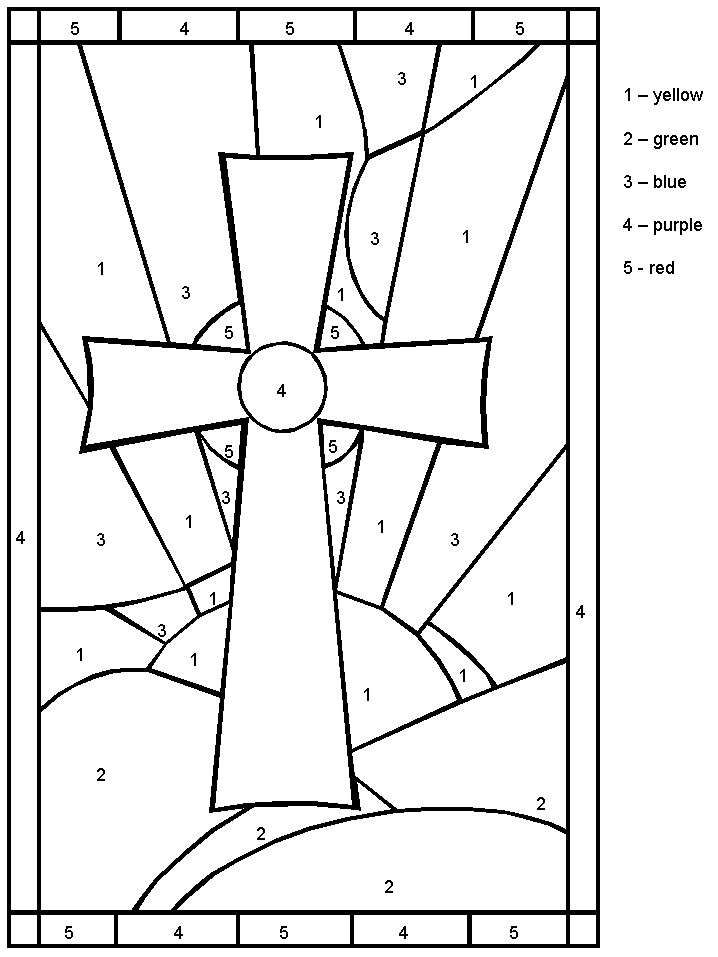 Printable Cross Cbn Coloring Pages Coloringpagebook