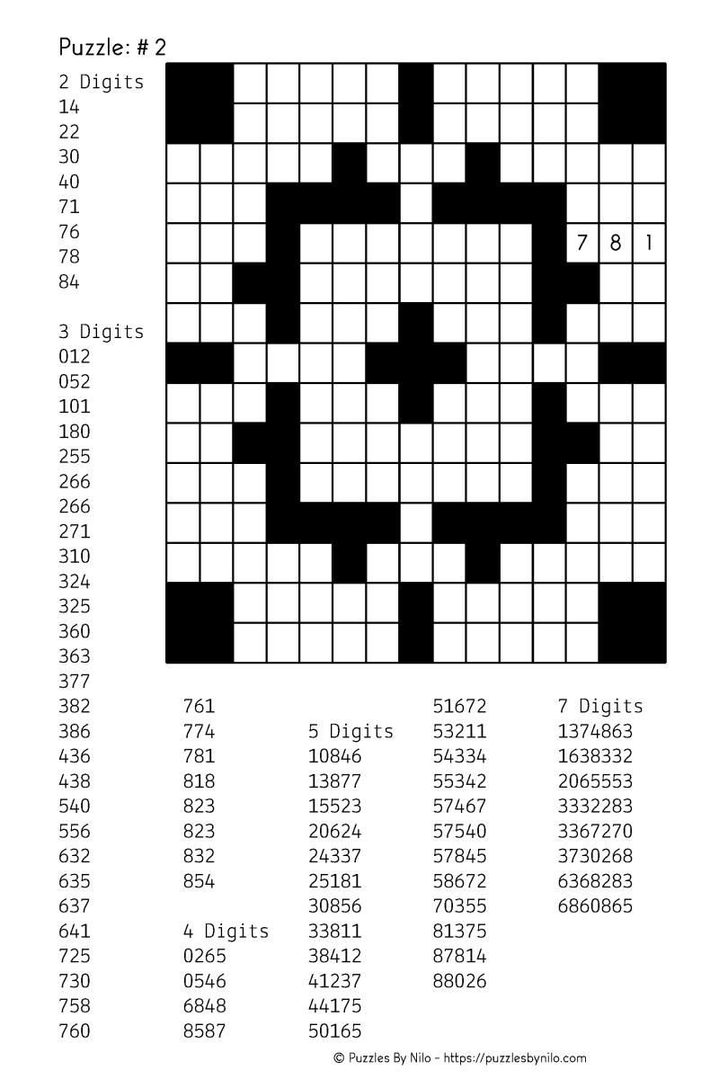 Printable Crossword Number Puzzles Printable Crossword 