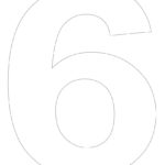 Printable Number 6 Template Free Printable Numbers