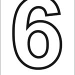 Printable Number 6 Template Large Printable Numbers