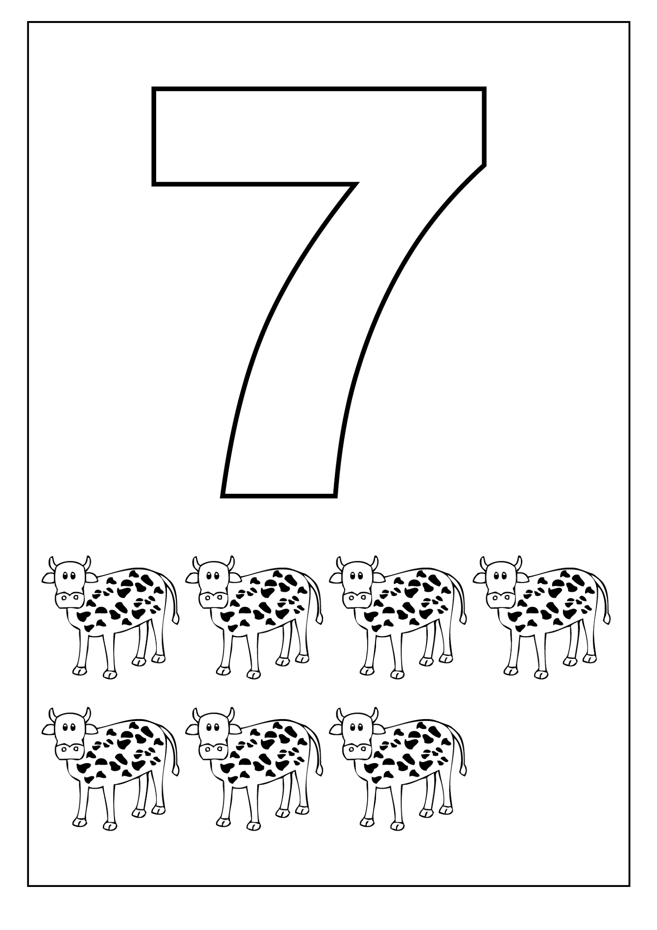 Printable Number 7 Worksheets Activity Shelter Printable Number 7 Worksheets Activity Shelter