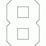 Printable Number 8 Template