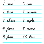 Printable Number Names Worksheets Activity Shelter