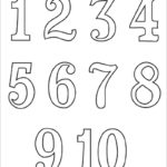 Printing Numbers 1 10 For Primary School 001 Coloring Sheets