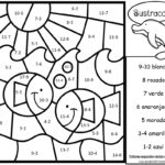 Spanish Color By Number Subtraction Ocean Set Madebyteachers