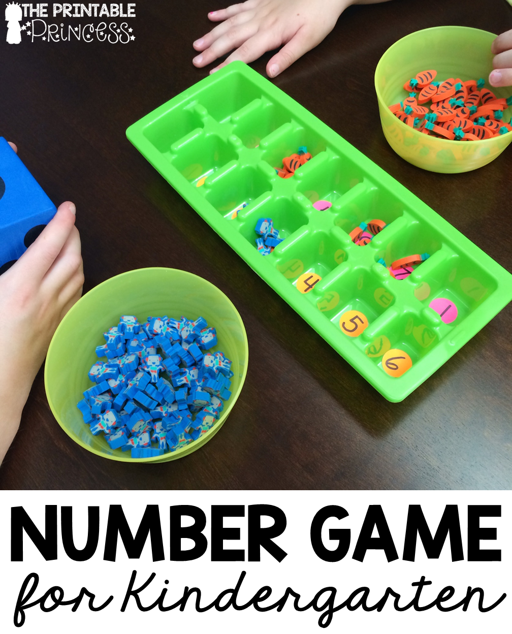The Printable Princess Easy Number Game For Kindergarten