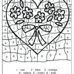 Valentines Color By Number Best Coloring Pages For Kids