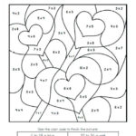 Valentines Color By Number Best Coloring Pages For Kids