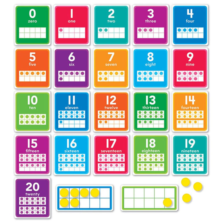 0 20 Numbers Set Bulletin Board SC 834492 Scholastic