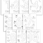 1 10 Printable Numbers Coloring Pages YES We Made This