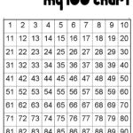 1 100 Number Chart Printable With Images 100 Number