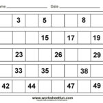 1 50 Number Charts To Print Activity Shelter Free