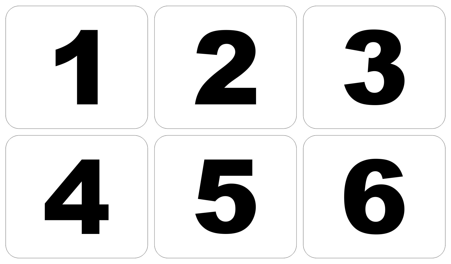 10 Best Large Printable Numbers 1 9 Printablee