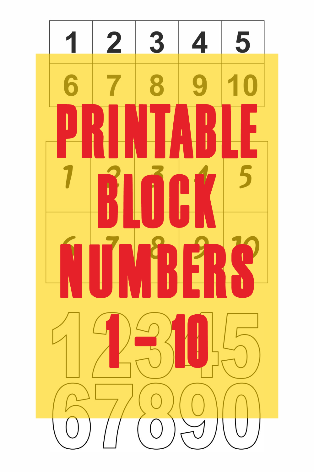 10 Best Printable Block Numbers 1 10 Printablee 10 Best Printable Block Numbers 1 10 Printablee