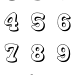 10 Best Printable Bubble Numbers 1 10 Printablee