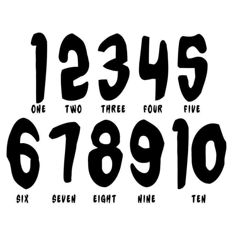 10 Best Printable Very Large Numbers 1 10 Printablee