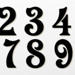 10 Number Script Fonts Images Cursive Script Fonts