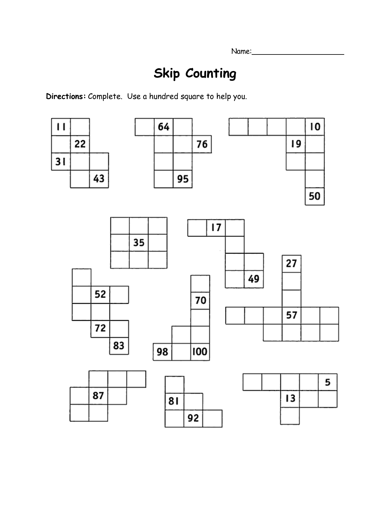 12 Best Images Of Hundreds Square Worksheet Missing 12 Best Images Of Hundreds Square Worksheet Missing