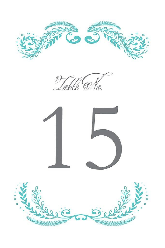 33 Fun And Free Wedding Table Printables Table Numbers 