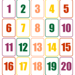 4 Best Large Printable Number Cards 1 20 Printablee