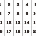 4 Best Large Printable Number Cards 1 20 Printablee