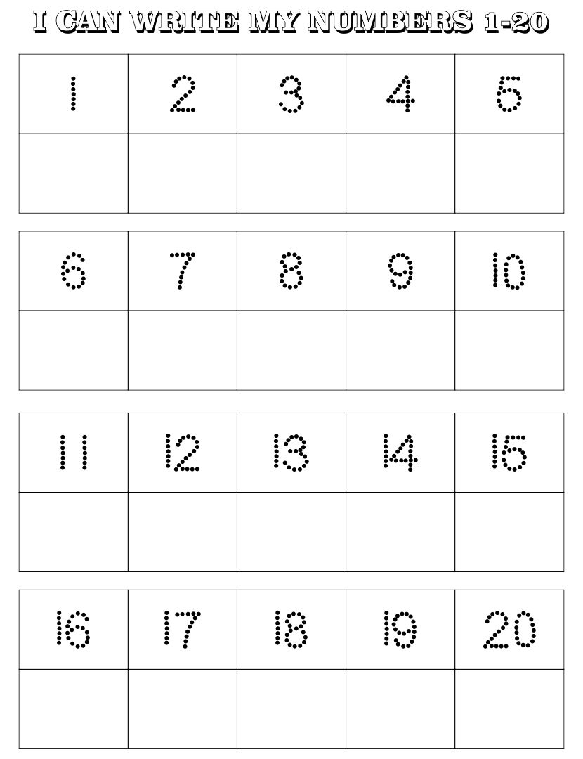 5 Best Writing Numbers 1 20 Printables Printablee 5 Best Writing Numbers 1 20 Printables Printablee