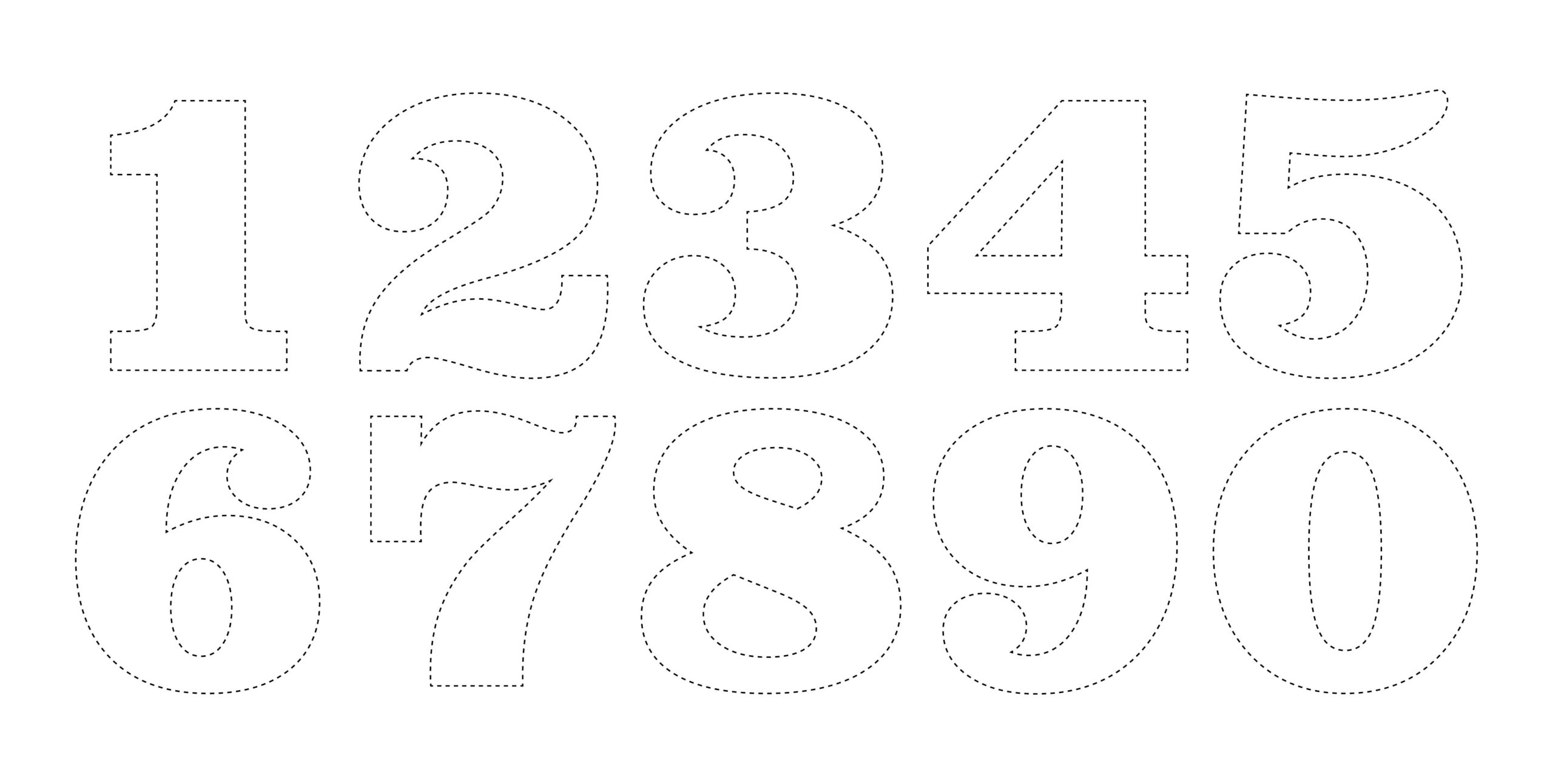 6 Best Big Printable Number 4 Printablee