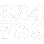 6 Best Big Printable Number 4 Printablee