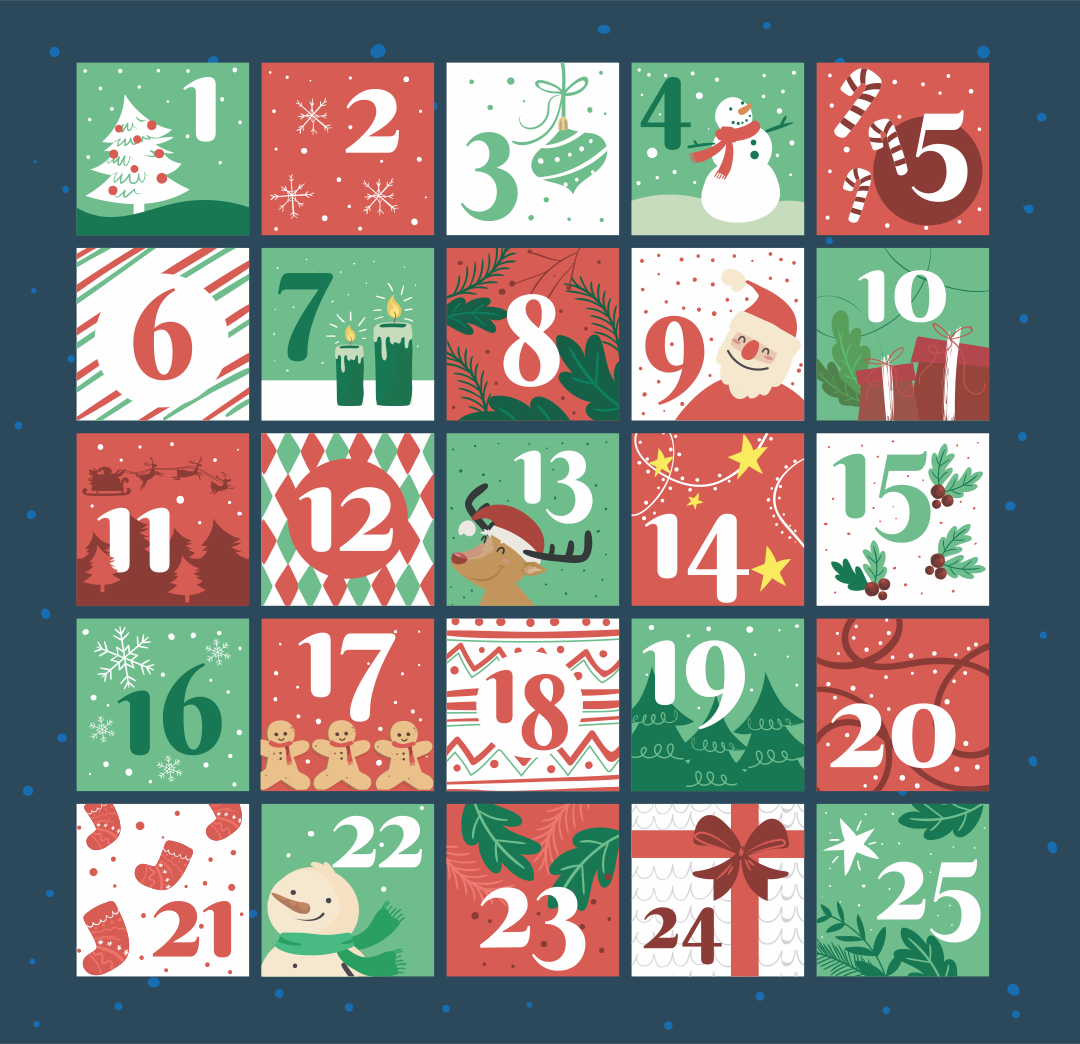 6 Best Christmas Countdown Number Printables Printablee