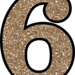 6 Number PNG Transparent Images PNG All