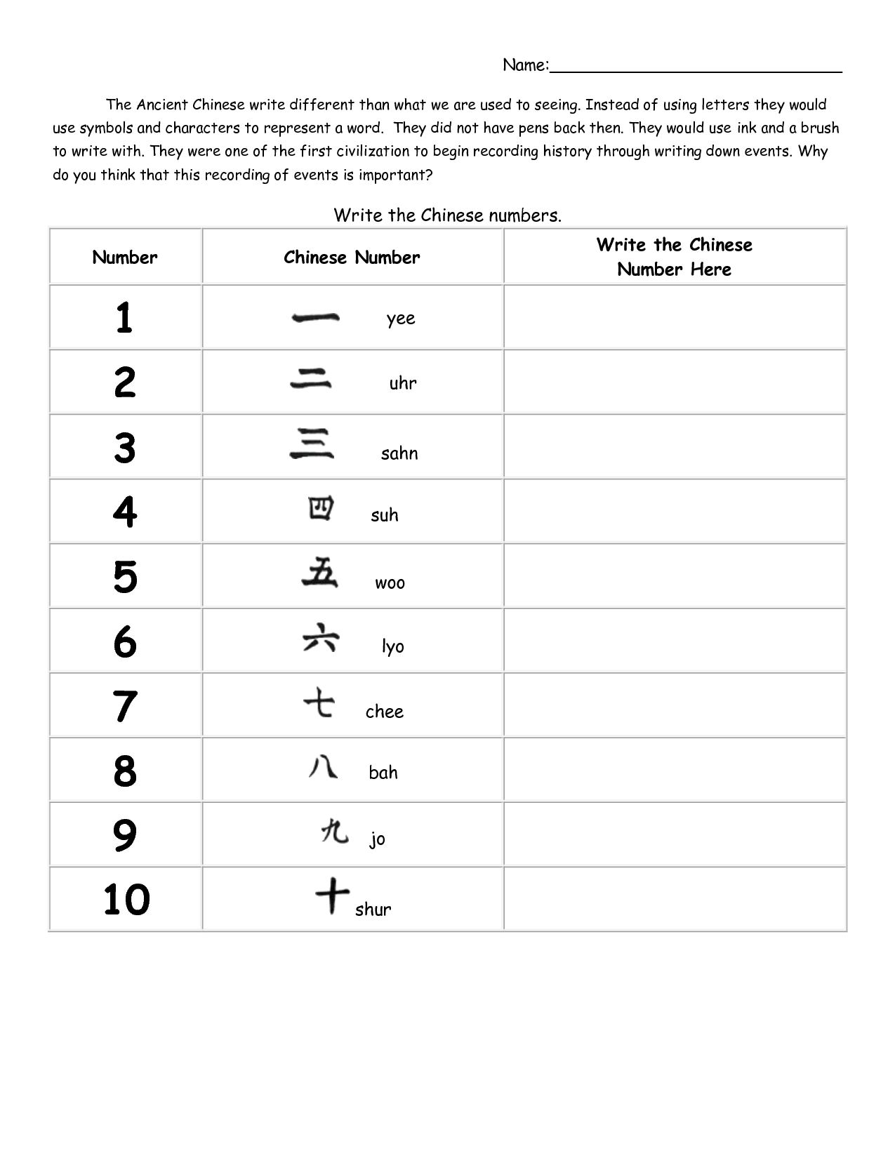 8 Best Images Of Chinese Practice Worksheets Blank 