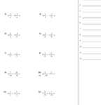 Adding And Subtracting Mixed Numbers Worksheet With Answer