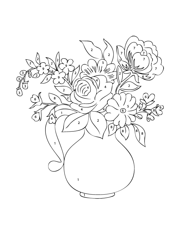 Adult Color By Numbers Best Coloring Pages For Kids Adult Color By Numbers Best Coloring Pages For Kids