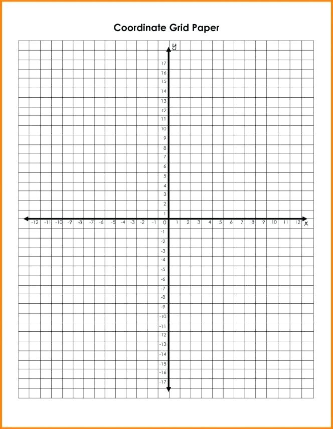 Coordinate Graph Paper With Numbers Free Printable Graph 