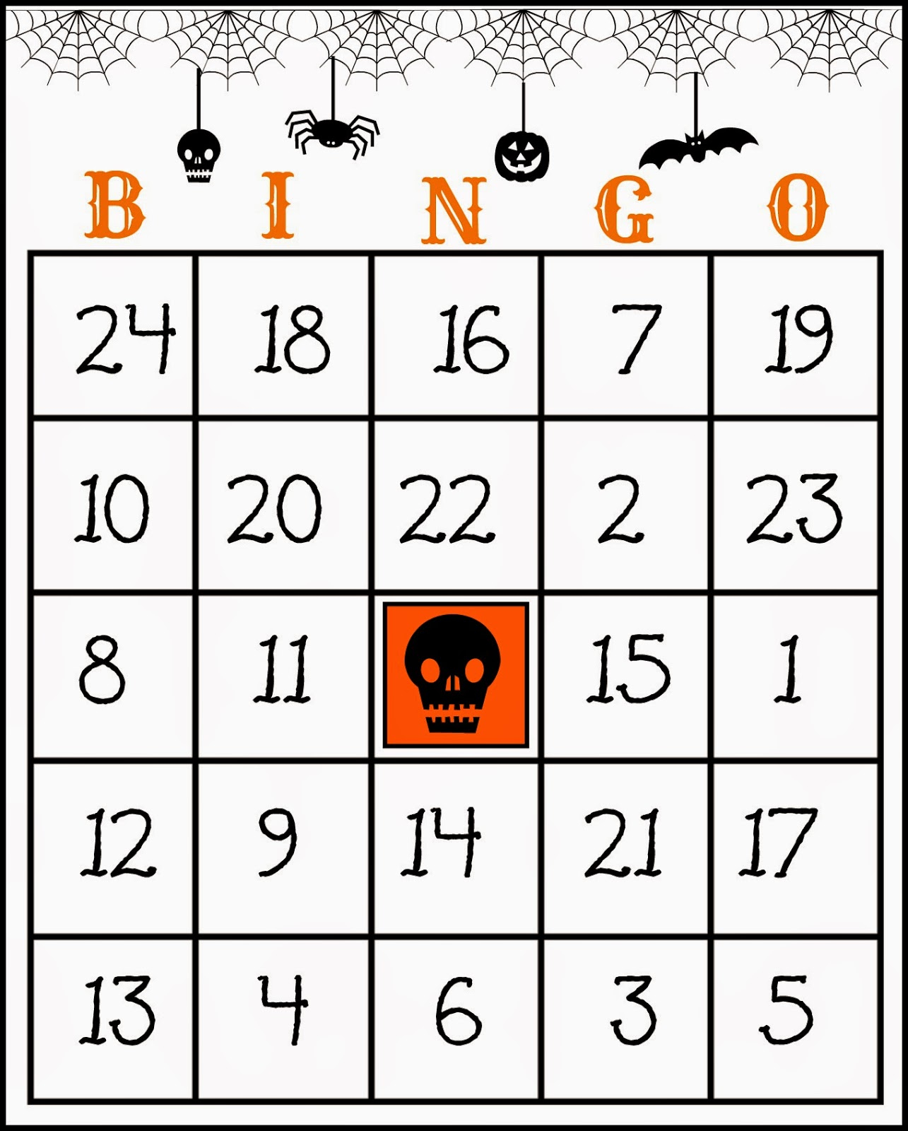 Crafty In Crosby Free Printable Halloween Bingo Game