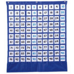 Deluxe Hundred Board Pocket Chart CD 158157 Carson