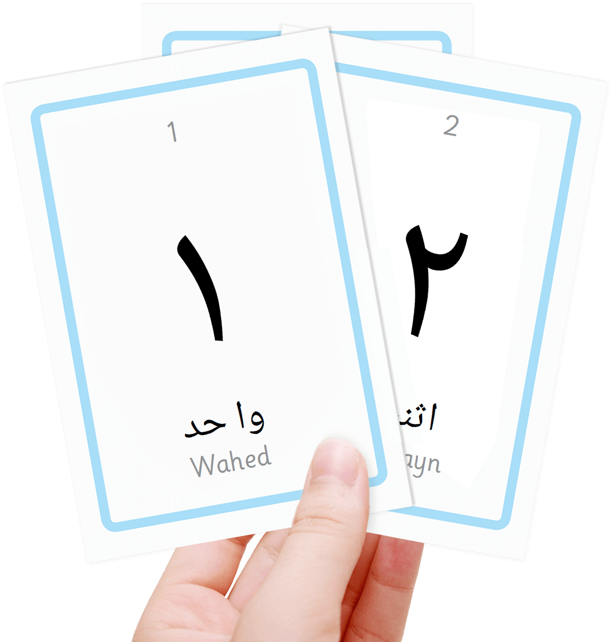 Free Arabic Number Flashcards For Kids Totcards