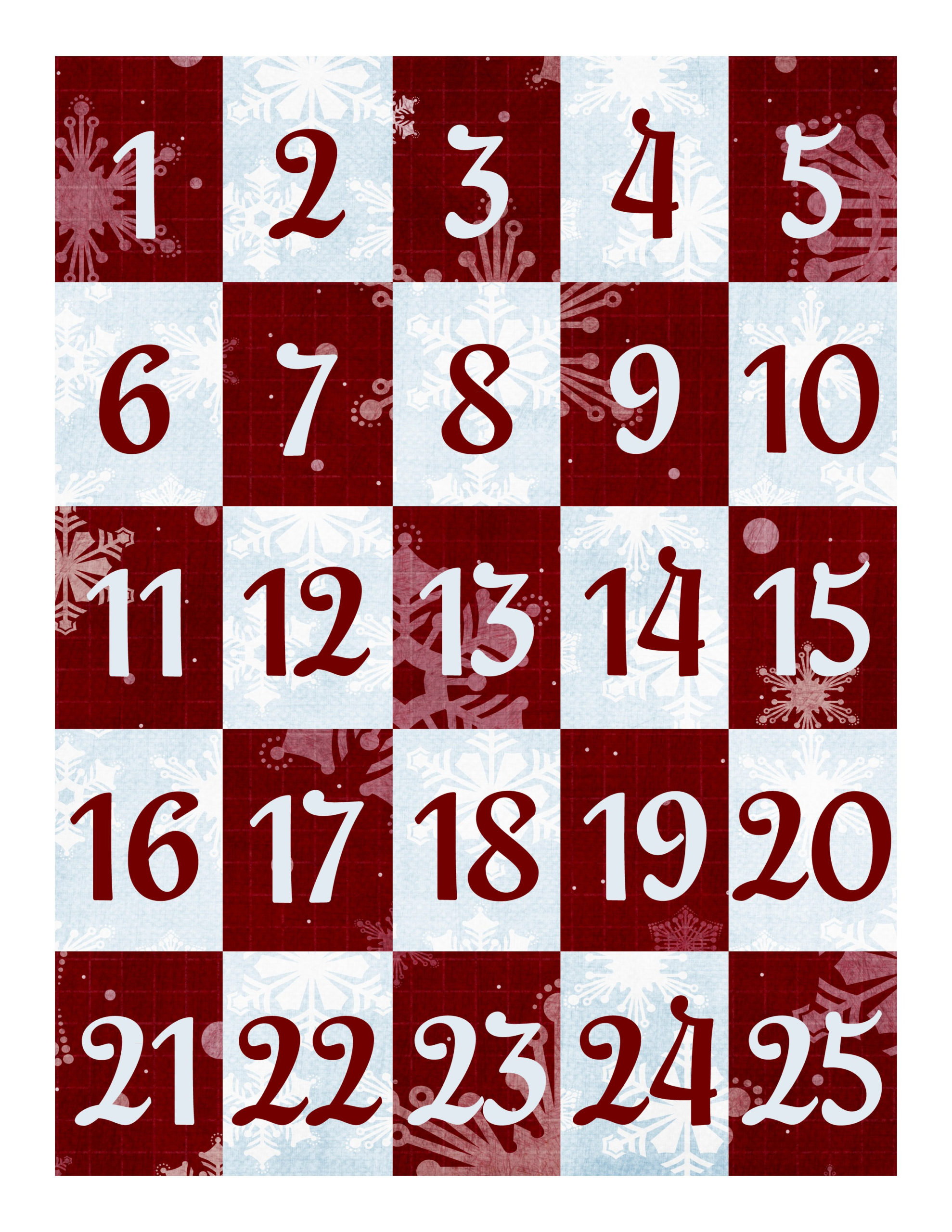 Free Christmas Countdown Printable I Can Teach My Child 