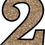 Free Glitter Numbers 0 9 To Download And Print