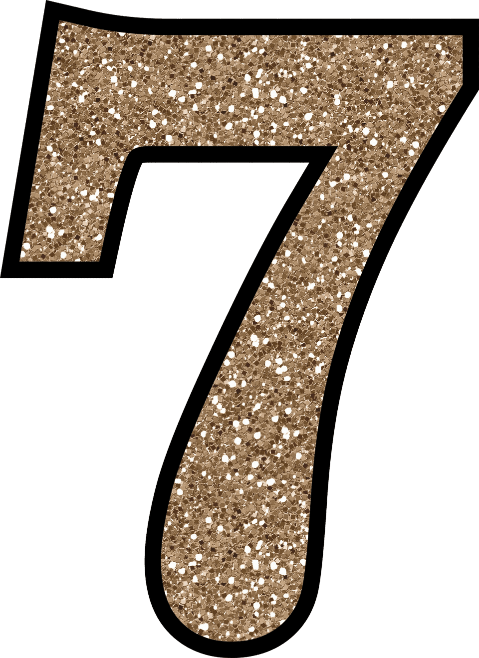 Free Glitter Numbers 0 9 To Download And Print