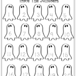 Free Halloween Number Tracing Math For Kindergarten Made