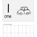 Free Number 1 Worksheet For Pre k Level Practice To Trace