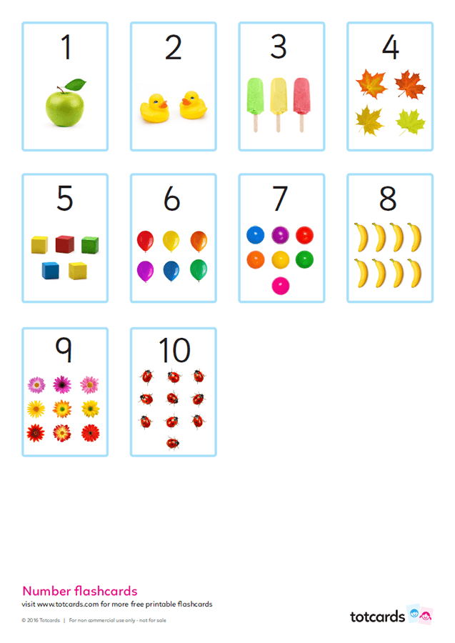 Free Number Flashcards For Kids Totcards Free Number Flashcards For Kids Totcards