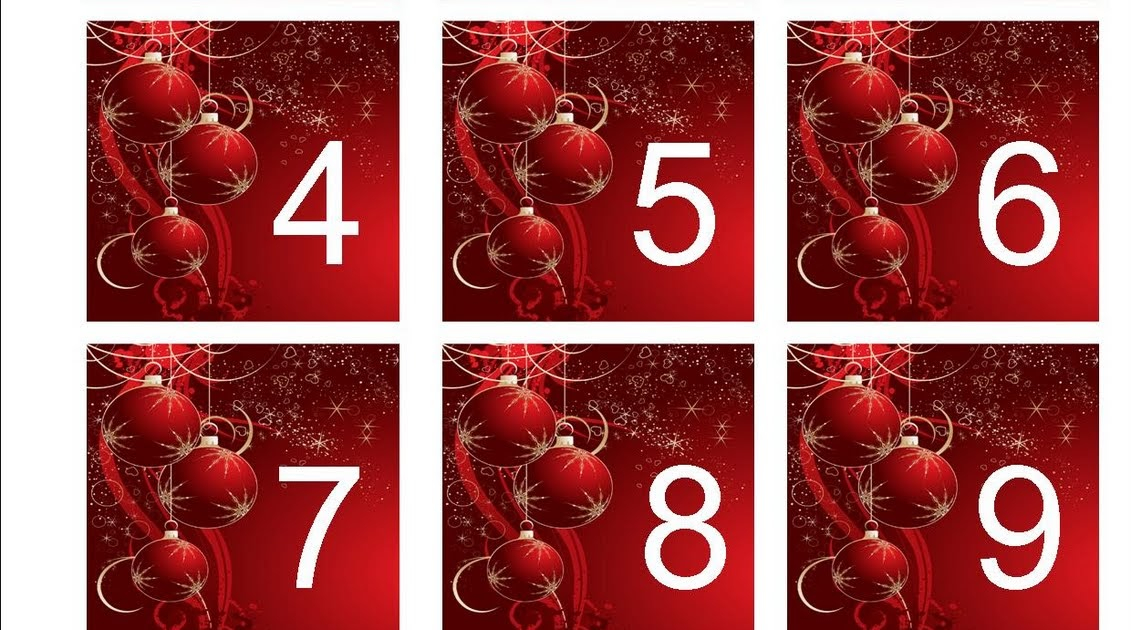 Free Printable Christmas Number Sequencing