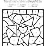 Free Printable Color By Number Earth Day Preschool