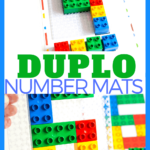 Free Printable DUPLO Counting Mats For Preschoolers In