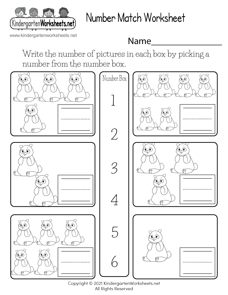 Free Printable Math Numbers Worksheet For Kindergarten Free Printable Math Numbers Worksheet For Kindergarten