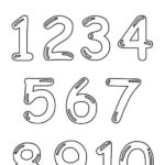 FREE Printable Number Coloring Pages 1 10 For Kids 123